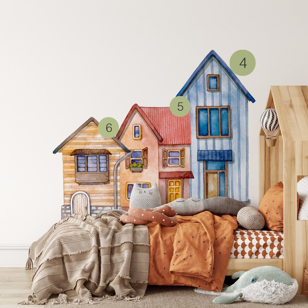 Accent Wall Decal Apartment Wall Decal Art Deco Wall Art Etsy