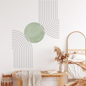 Boho Chic Wall Art - Arch Decals for Stylish Home Decor - Nursery Boho Peel and Stick Arch Wall Sticker - Removable Self Adhesive Boho Mural