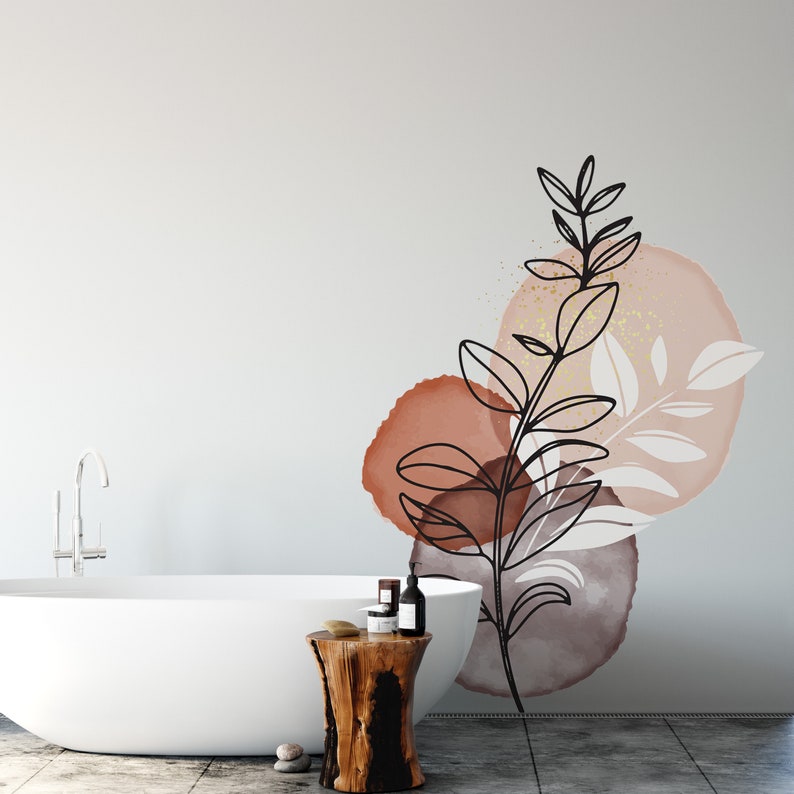 Boho Style Sun Wall Decal Boho Style Boho Wall Decal Boho Etsy