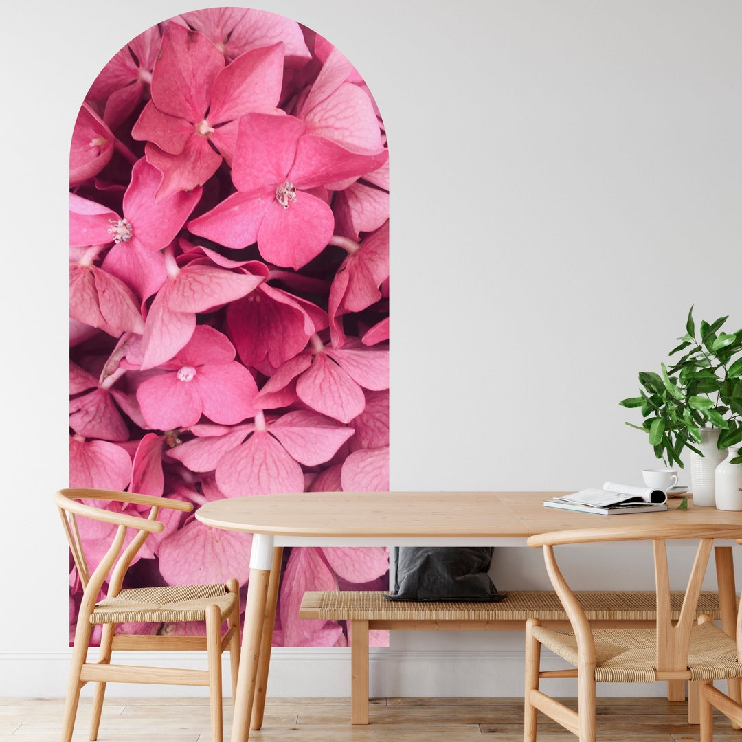 Wall Decor, Boho Decor, Arch Wall Decal, Geometric Wall Art, Floral