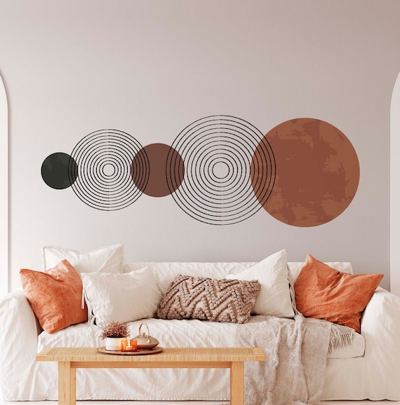 Circle wall stickers discount