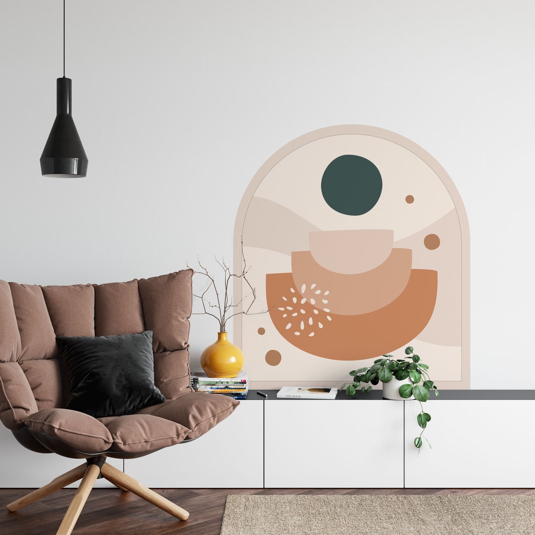 Boho Wall Decals - Arch Peel and Stick Stickers, Modern Nursery Decor ...