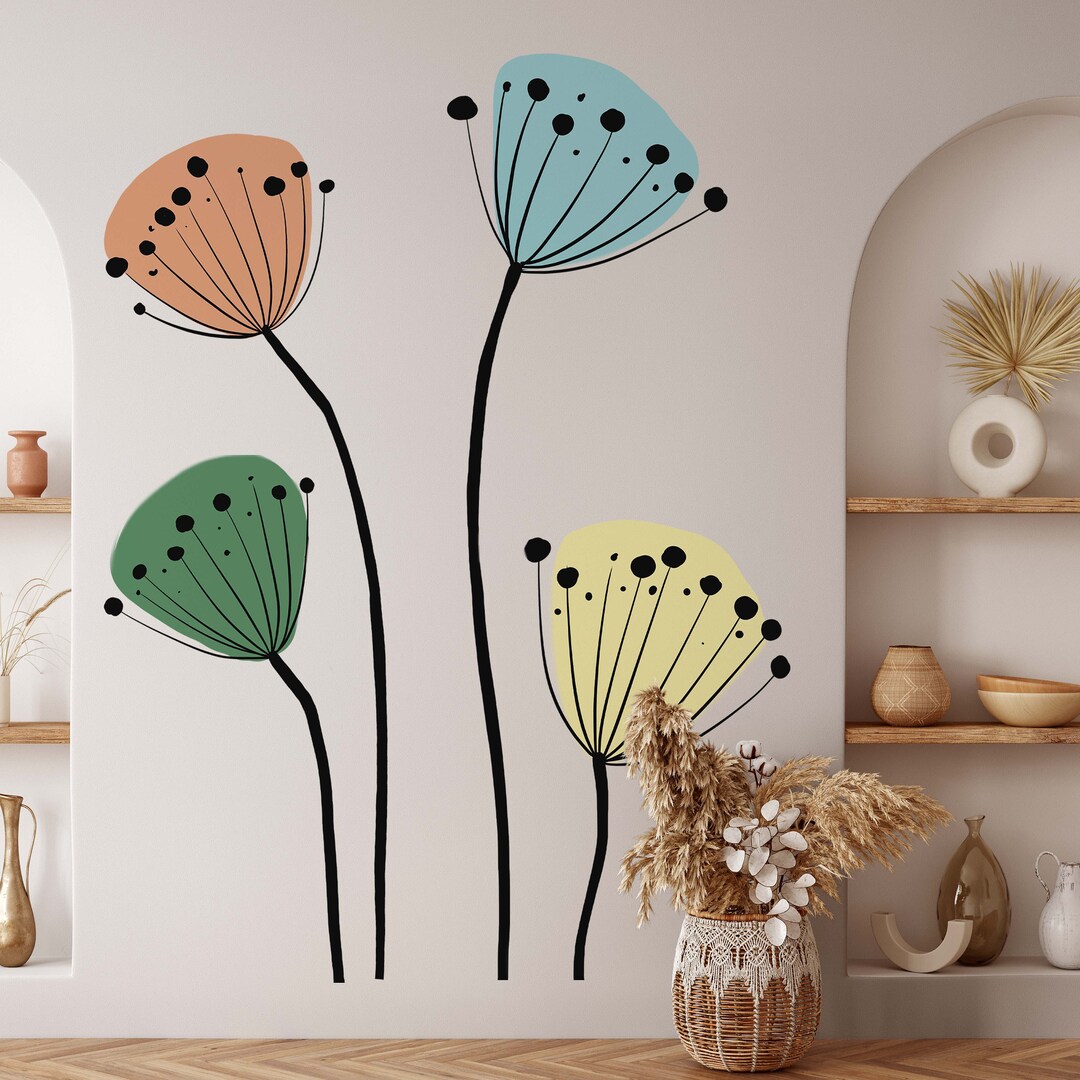 Boho Style Custom Wall Decals - Removable Sticker Office Decor - Etsy