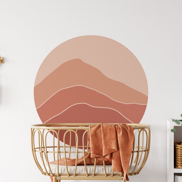 Circle Wall Decals Etsy