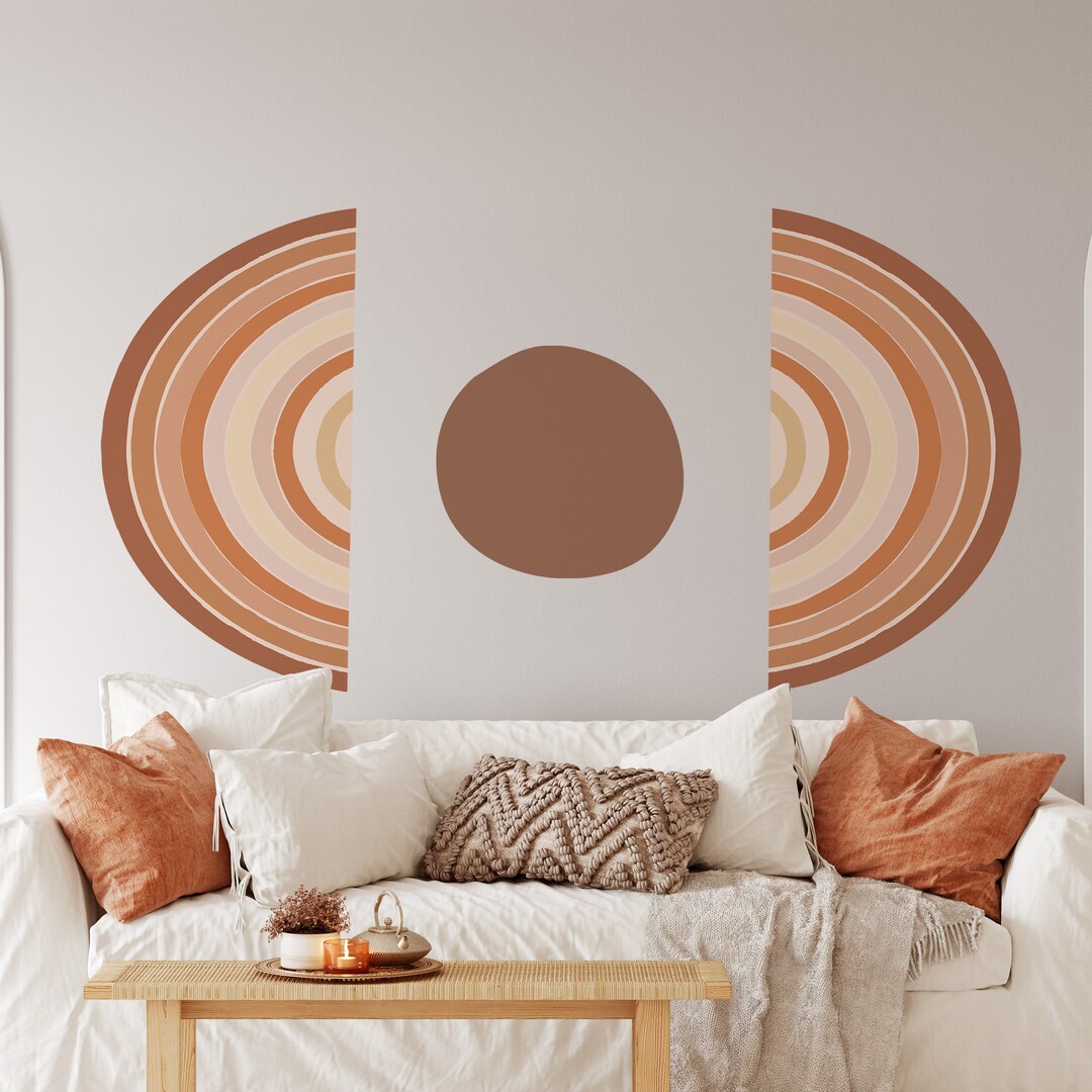 Rainbow Wall Decals Boho Peel and Stick Wall Stickers, Best Selling ...