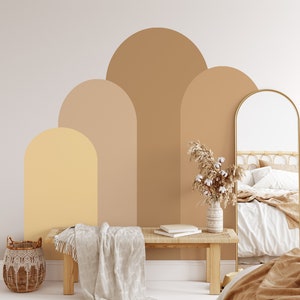 Arch Wall Decals - Geometric Wall Stickers, Boho Nursery Decor, Office Decor, Unique Birthday Gift For Best Friend, New Home Gift For Her