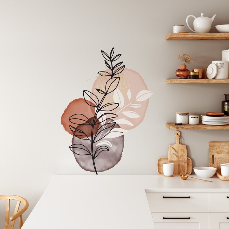 Boho Style Sun Wall Decal Boho Style Boho Wall Decal Boho Etsy