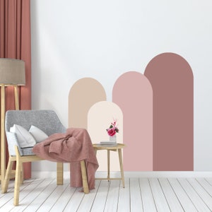 Arch Wall Decals - Geometric Wall Stickers, Boho Nursery Decor, Kids Room Art, Unique Birthday Gift For Best Friend, New Home Gift For Her