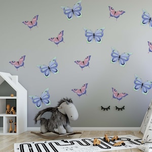 nursery decal, eco wall decal, butterfly wall decal, modern wall decals, butterfly decals, home decor, personalized, room decor