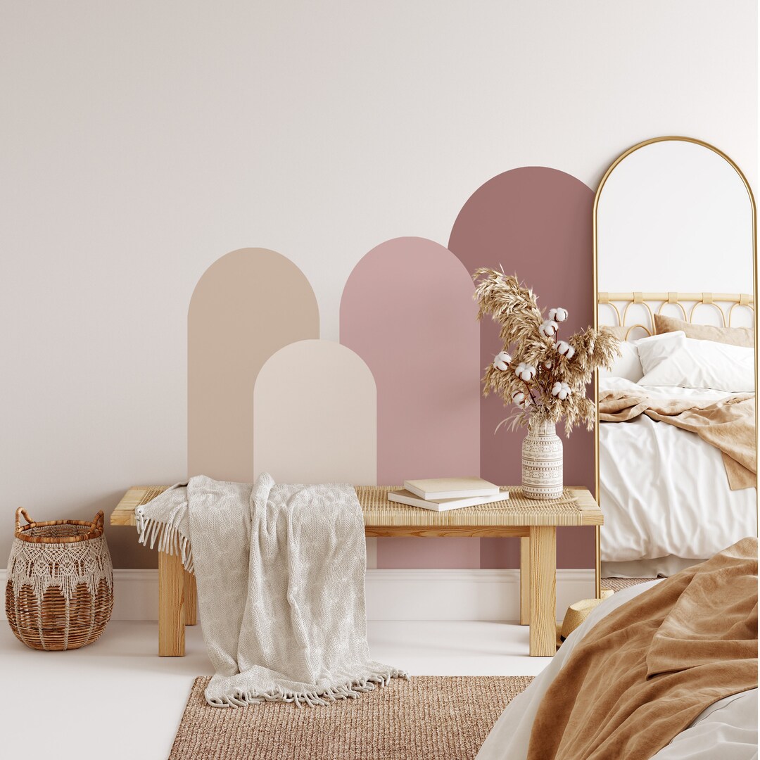 Geometric Arch Wall Decals – Boho Nursery Decor, Removable Vinyl - Etsy