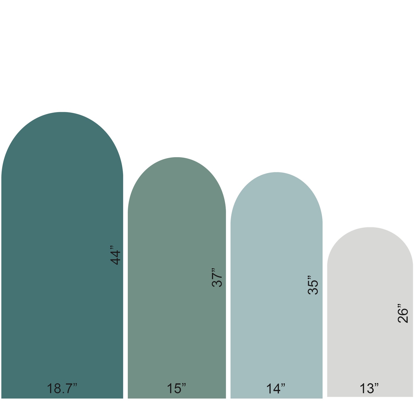 Arch Set Wall Decal Arches Wall Sticker Boho Style Wall Etsy