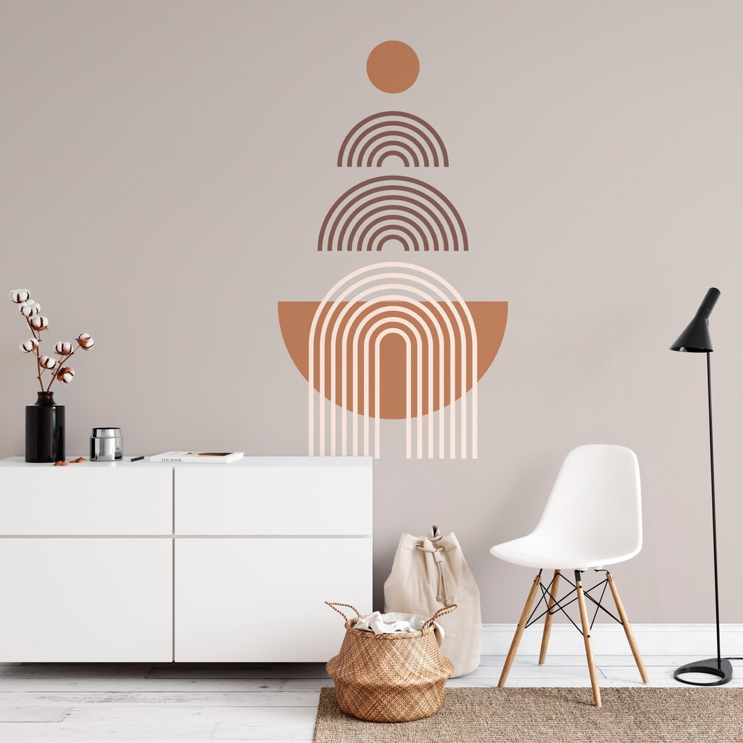 Arch and Circle Peel and Stick Wall Decals - Office or Nursery Room ...