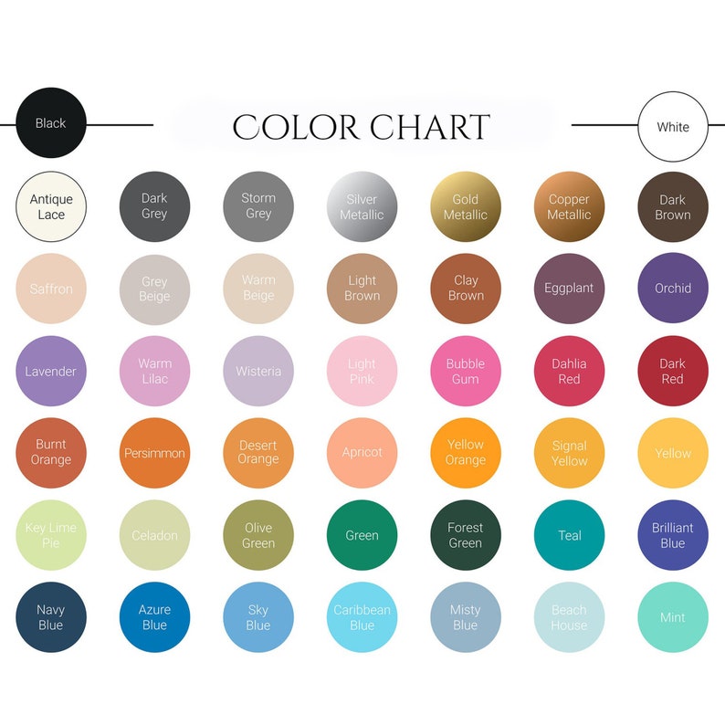 Custom Options, Color Design - Etsy