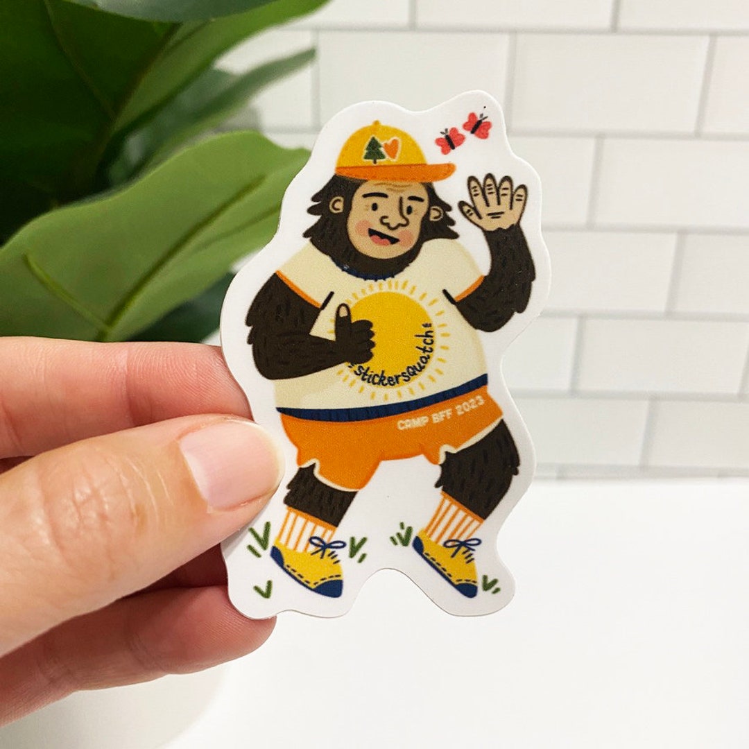 Squatchlet Sticker Stickersquatch Vinyl Sticker - Etsy