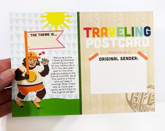 Traveling Postcard Bundle- Kraft