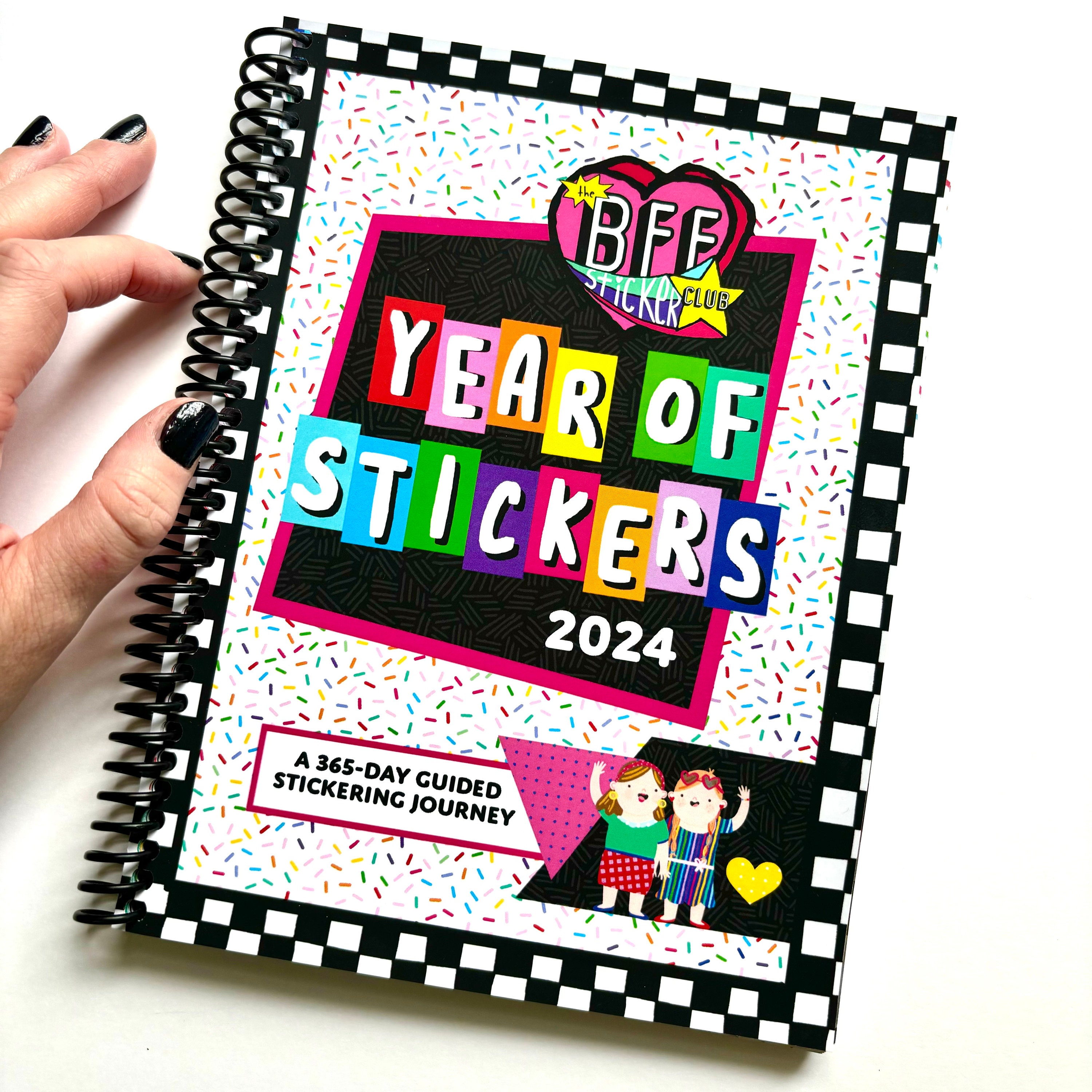 Blank Sticker Book in Paperback by Viktoria's Notebooks