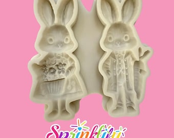 Stampo In Silicone Per Cioccolato E Torte A Forma Di Coniglio, Per Decorazioni Pasquali Fai Da Te, Antiaderente - 4