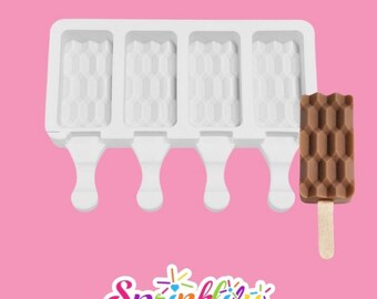 CAKESICLE MOLD, Pattern Popsicle Mold, Silicone Ice Cream Mold, Baking Supplies, DIY Baking, Fast Shipping, Unique Mold, Sprinklify