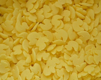 RUBBER DUCKIES SPRINKLES, Baby Shower Cake Decoration, Yellow Ducks Cake Supplies, Edible Sprinkles, Birthday Cake Decoration, Fast Shipping