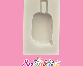 SPRINKLIFY Luggage Bag Mold, Chocolate Mold, Fondant Mold, Cake Decoration, Resin Mold, Clay Mold, Travel Theme Mold, Airplane Mold, Cruise