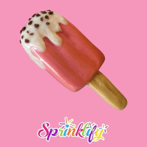 SPRINKLIFY Mini Ice Cream Mold, Silicone 3D Epoxy Resin Mold, Polymer Clay Mold, Jewelry Making Supplies, Popsicle Shaped Mold, Cupcake Mold