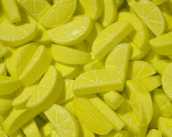 LEMON SLICE SPRINKLES, Summer Cake Decoration, Yellow Edible Sprinkles, Citrus Party Supplies, Fruit Theme Birthday Cake Decor, Wedding Cake