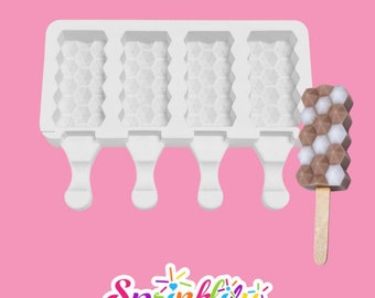 CAKESICLE MOLD, Pattern Popsicle Mold, Silicone Ice Cream Mold, Baking Supplies, DIY Baking, Fast Shipping, Unique Mold, Sprinklify