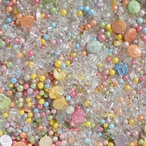 Party It Up SPRINKLE MIX - Naturally Colored Collection - Cupcake Decoration, Birthday Cake Supplies, Rainbow Sprinkles, Edible Sprinkles