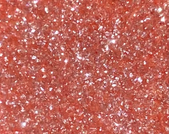 Edible Glitter in PEACH for Cake Decoration, Desserts, Chocolate Covered Strawberries, Cookies, Drinks, Food Grade High Shine Dust, Shimmer
