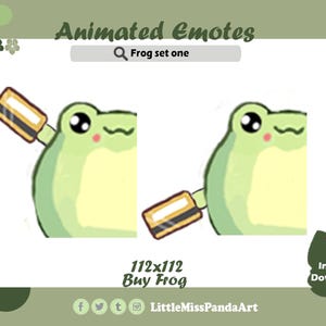 Animated Frog Set One