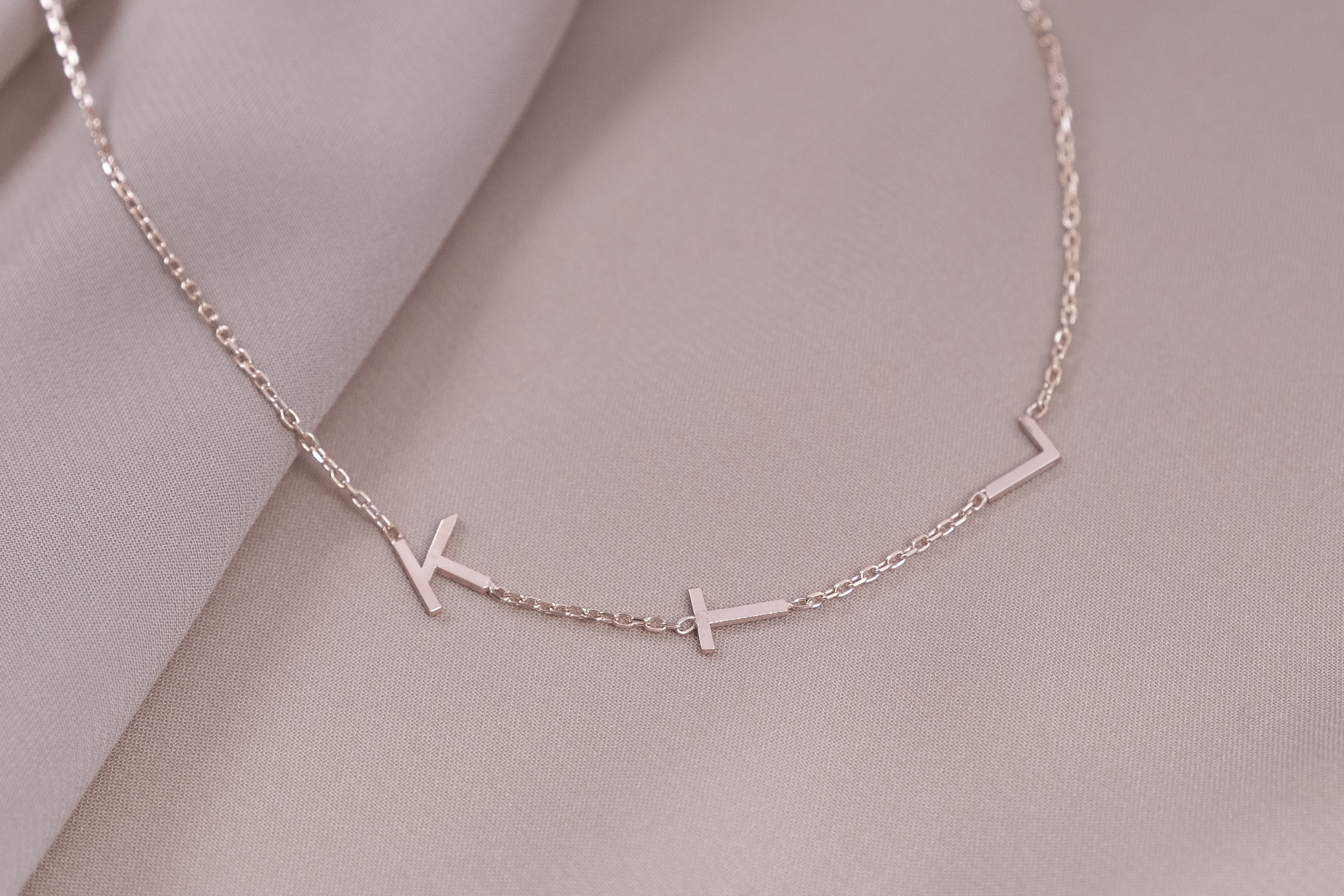 HANLI 14k Gold Initial Halskette - Personalisierte Buchstabenkette Für Frauen