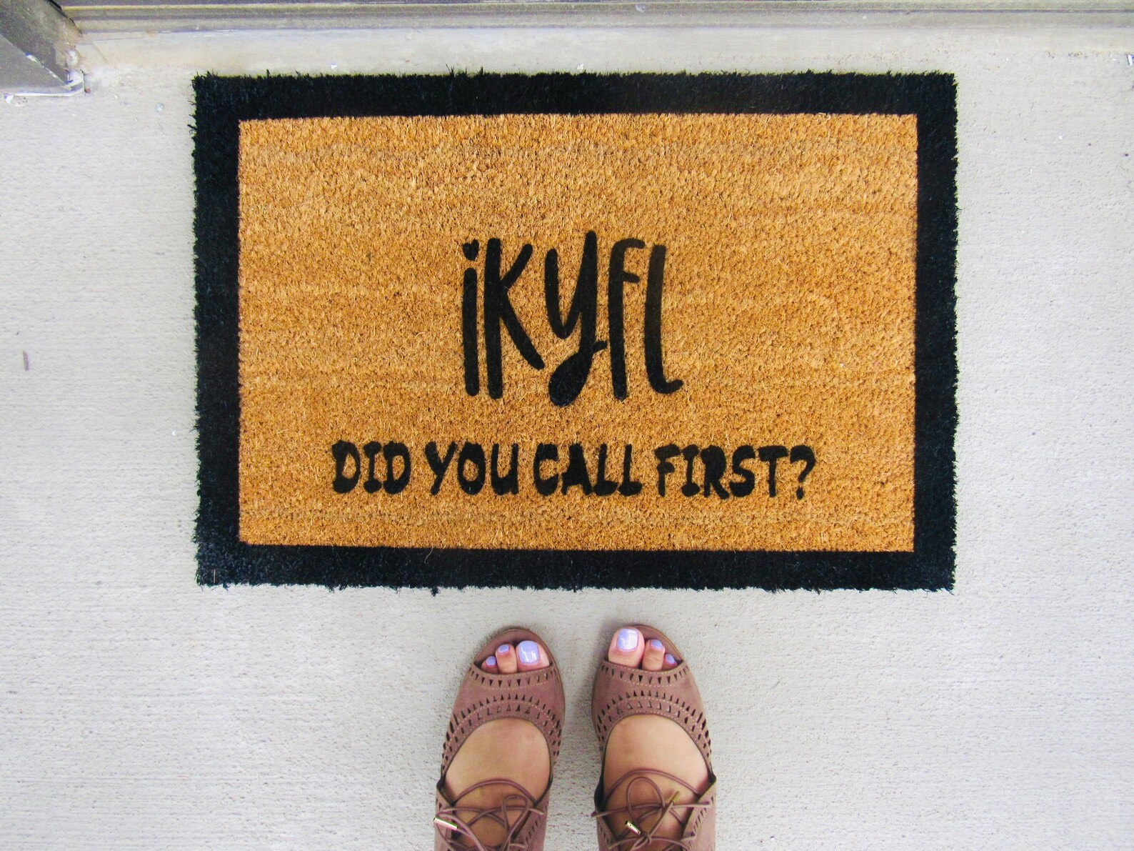 IKYFL Did You Call First Doormat Funny Doormat House Etsy