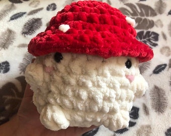 Crochet mushroom plush