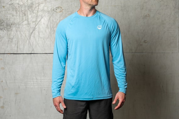 UPF 50 Long Sleeve Ultra Lightweight T-shirt, Men's Sun Protection