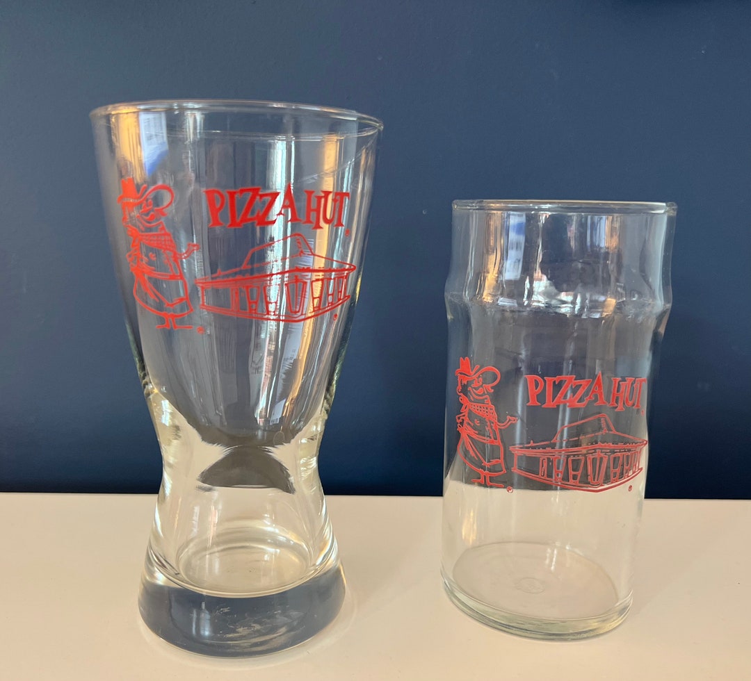 Vintage Original Pizza Hut Beer and Water Glass - Etsy