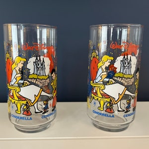 Vintage Walt Disney Cinderella McDonald’s Glasses