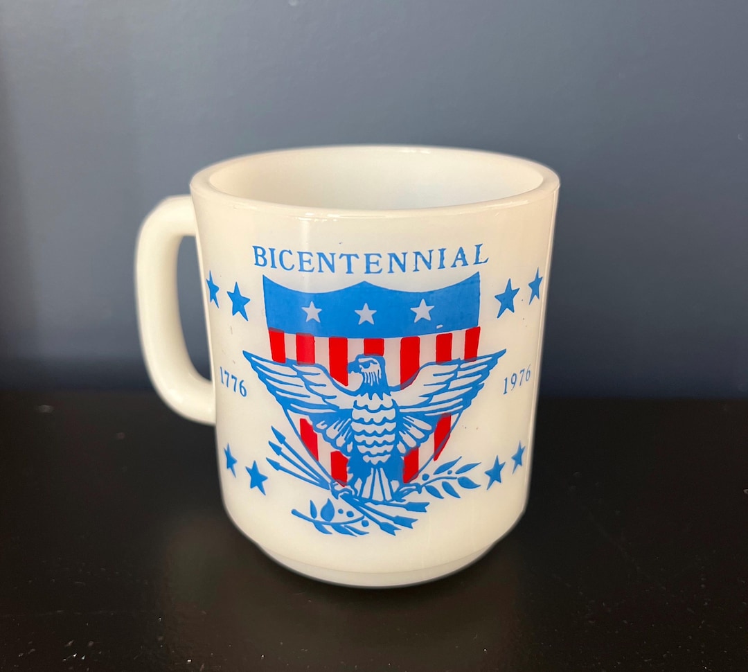 Glasbake グラスベイク Dハンドルミルクガラスマグ Glasbake D