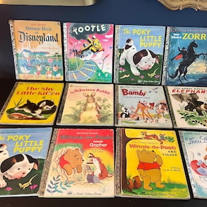 Lot of 12 Little Golden Books