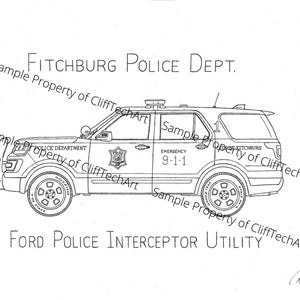 Fitchburg, MA Police SUV