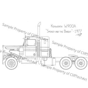 Kenworth W900A &quot;Smokey and the Bandit&quot; Movie Truck