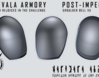 Kalevala Armory's Gen1 Shoulder Bell v5 - STL File