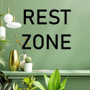 Números de letras de madera personalizados - Letras de pared pintadas - Letras pintadas en la pared para la oficina - Decoración de arte de pared - Nombre personalizado