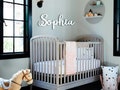 Custom Wooden Name Sign for Nursery - Personalized Baby Shower Gift - Handmade Nursery Wall Decor - Customized Name Sign product logo