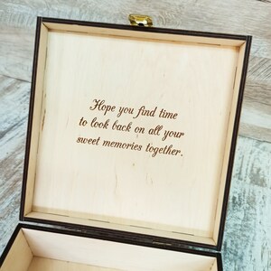 Personalized Engraved Wood Keepsake Box: Custom Memory Box - Etsy