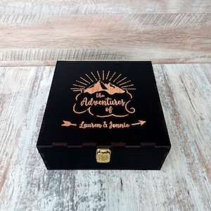 Keepsake Box - Engrave Memory Box - Custom Made Box - Large Engrave Keepsake Wooden Box - Memories Made Custom - Memory Box - Photo Box