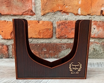 Personalized Wooden Napkin Holder: Custom Engraved Table Decor