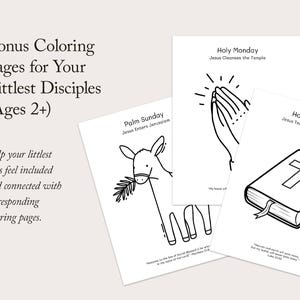 Holy Week Family Unit Study | Easter Devotional | Resurrection Bible ...