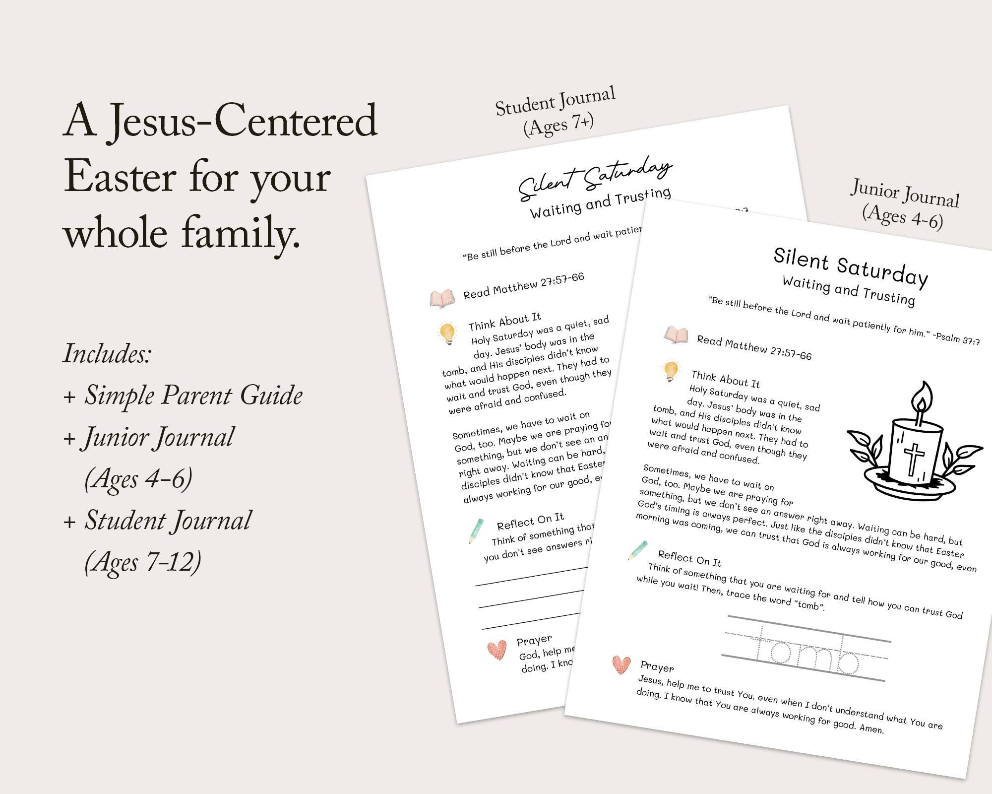 Holy Week Family Unit Study | Easter Devotional | Resurrection Bible ...