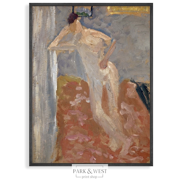 Nude No. 1 | Digital Printable Art | Vintage Abstract Nude Painting
