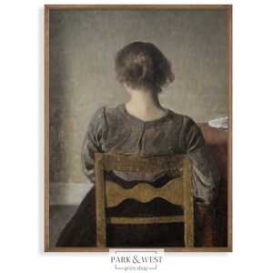 Rest | Digital Printable Art | Vintage Oil Painting Portrait of a Woman